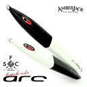 アーク 170g 【 arc 】シーフロアコントロール《 SEAFLOOR CONTROL 》当店限定 別注カラーマットブラック (ツヤ消し黒) ハーフ ヘッド / テール SP グロースロージギング メタルジグ【あす楽】