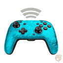 PDP スイッチ ワイヤレス コントローラー Faceoff Wireless Deluxe Controller Switch 500-202-NA-CMLB Neon Blue Camo 任天堂公式ライセンス ニンテンドスイッチ Nintendo Switch用ワイヤレスデラックスコントローラー アメリカ並行輸入品 送料無料