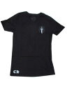 CHROME HEARTSクロムハーツダガーVネック black/silver