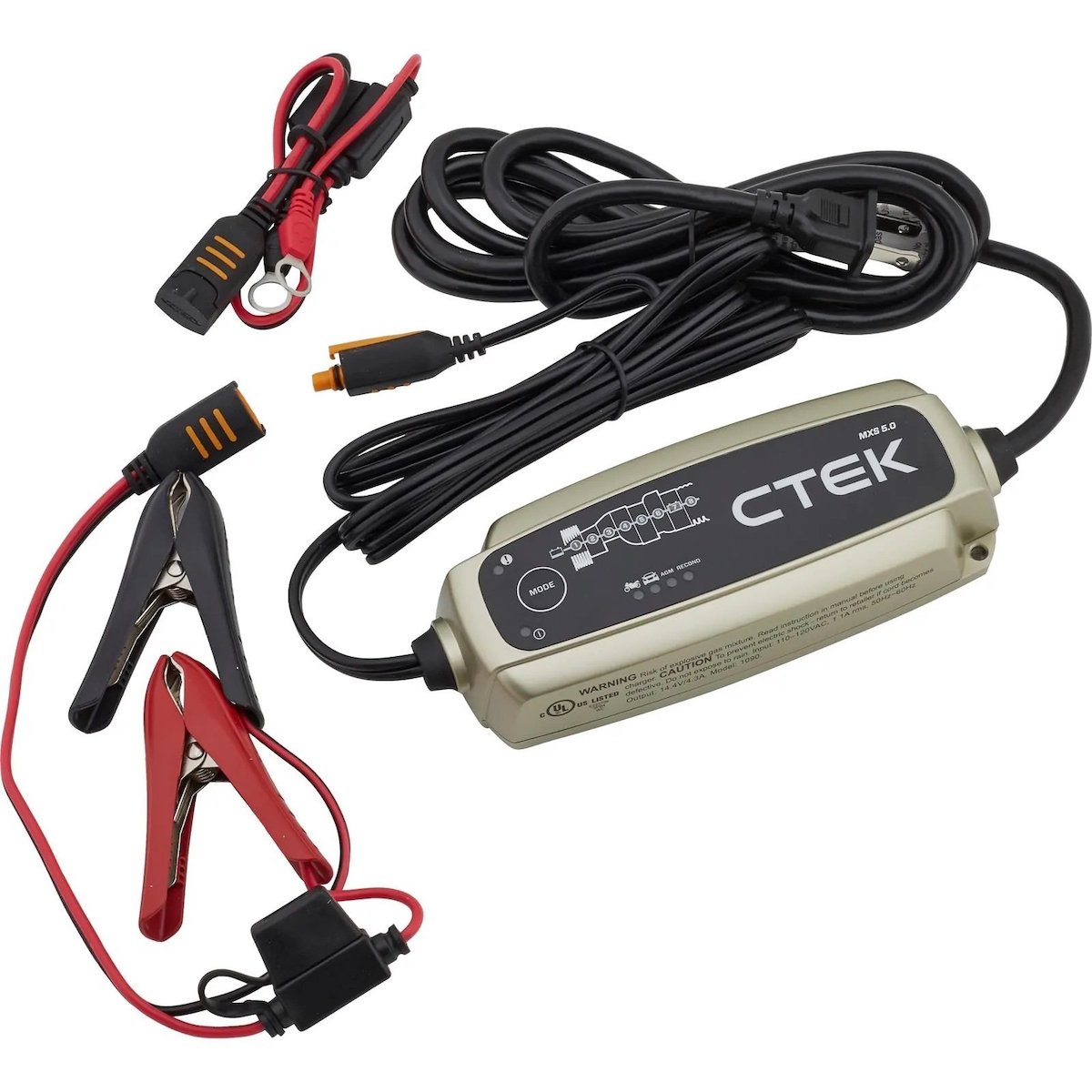 CTEK 40-206 MXS 5.0<strong>バッテリーチャージャー</strong>コンフォートコネクト付属