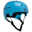 【PRO-TEC プロテック】CLASSIC BUCKY(TRANSLUCENT BLUE)【2-STAGE】【HDPE FLEX】Helmets スケートヘルメットスケートボード スケボー sk8 skateboard BMX inline インライン Bicycle 自転車