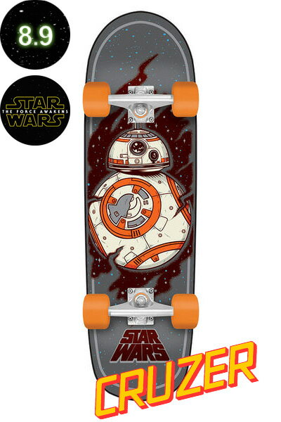 ySANTA CRUZ~STAR WARS@T^N[Y~X^[EH[Yz8.9in x 30.75in STAR WARS EPISODE VII BB8 CRUZER Rv[g(gi) X^[EEH[Y BB-8 hCh tH[X̊o XP[g{[h XP{[ yNX}XbsOΏۏiz