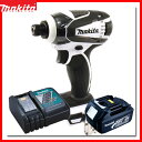 マキタ makita 3点セット インパクト ドライバー 18V TD149 同等 日本仕様済 白と急速 充電器 DC18RCと純正バッテリー BL1830 BL1840 BL1850 バッテリーカバー付