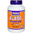 NOW E-400 100% Natural d-alpha Tocopheryl 250 softgels ナウ E-400 d-アルファ・トコフェロール配合 250粒