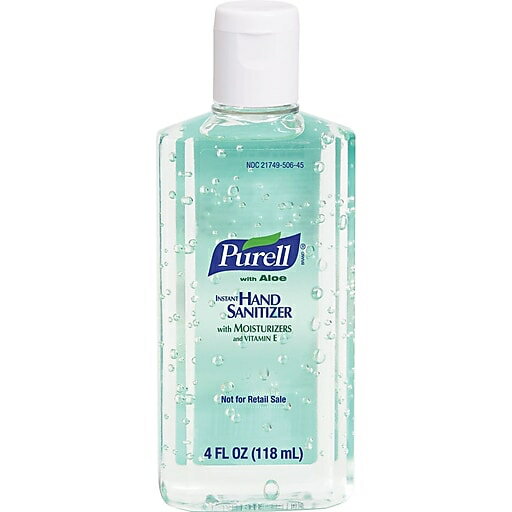 PURELL Advanced Hand Sanitizer Soothing Gel 4 fl oz Portable Flip Cap Bottle / ピュレル スージング 除菌ジェル 99.99%除菌 アロエ＆ビタミンE配合 118 ml