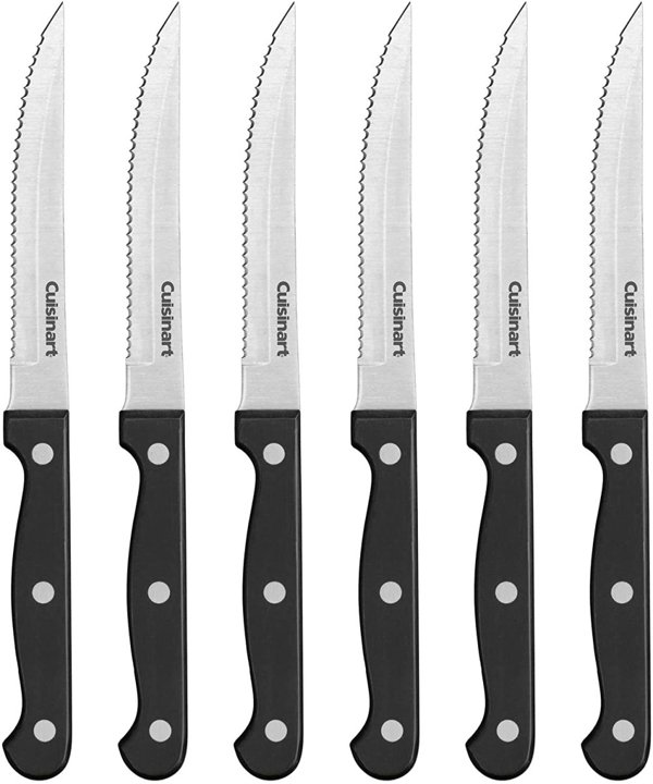 クイジナート <strong>ステーキナイフセット</strong> 6ピース ブラック Cuisinart C77TR-6PSK アメリカーナがお届け!