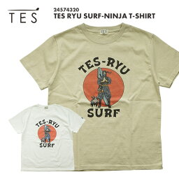 ザ<strong>エンドレスサマー</strong> The Endless Summer TES テス TES RYU SURF-NINJA T-SHIR テス流 サーフ 忍者 <strong>Tシャツ</strong> 24574320 送料無料