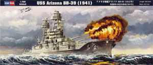 ホビーボス プラモデル 艦船シリーズ 1/700 アメリカ戦艦 アリゾナBB-39（1941年）[童友社]《取り寄せ※暫定》
