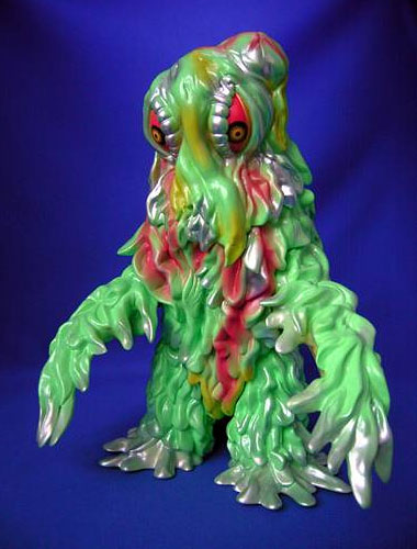 怪獣巌流島 ヘドラ（グリーン） ソフビ製フィギュア[ギガブレイン]《発売済・取り寄せ品》