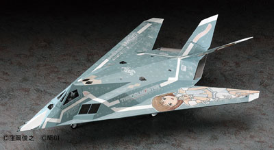 プラモデル 1/48 F-117A ナイトホーク “アイドルマスター 萩原雪歩”[ハセガワ]《取り寄せ※暫定》