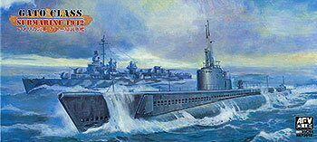 AFVクラブ プラモデル 1/350 米海軍 ガトー級潜水艦1942年型[GSIクレオス]《発売済・取り寄せ品》