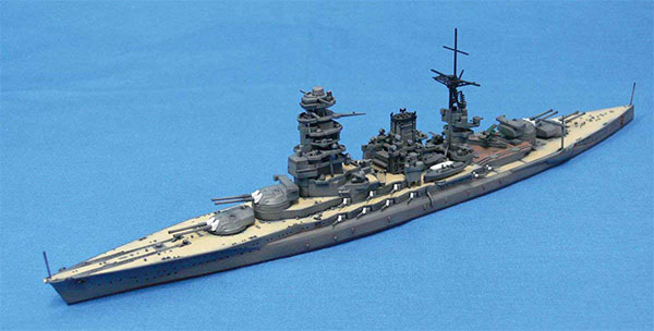 プラモデル ウォーターライン No.123 1/700 日本海軍戦艦 長門 1942 リテイク[アオシマ]《発売済・取り寄せ品》