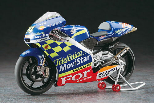 プラモデル 1/12 2001 Honda NSR250チーム テレフォニカ モビスター ホンダ(2001 WGP250チャンピオン加藤 大治郎)[ハセガワ]《発売済・取り寄せ※暫定》