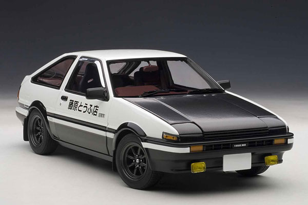 ダイキャスト・モデルカー 1/18 トヨタ スプリンター トレノ (AE86) 『イニシャル D “ プロジェクトD・バージョン ” 』[オートアート]《在庫切れ》