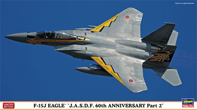 1/72 F-15J イーグル “航空自衛隊 60周年記念スペシャル パート2” プラモデル[ハセガワ]《取り寄せ※暫定》