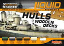 リキッドピグメント Hulls ＆ wooden decks〈艦船ウェザリング〉[Lifecolor]《在庫切れ》