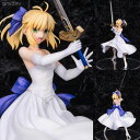 Fate/staynight [Unlimited Blade Works] セイバー 白ドレスVer. 1/8 完成品フィギュア（再販）[ベルファイン]《02月予約》