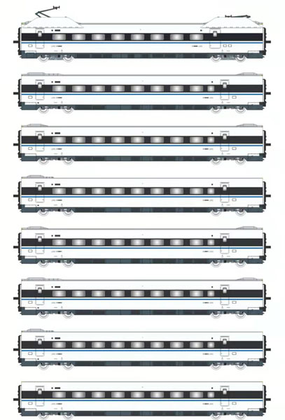 10-301C CRH380ALC 8Zbg[KUNTER]    񂹁b 