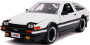 1/24 JDM 1986 TOYOTA TRUENO AE86 白[Jada Toys]《02月予約》