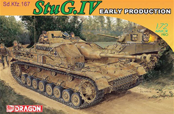 1/72 WW.II ドイツ軍 Sd.Kfz.167 IV号突撃砲初期生産型 プラモデル[ドラゴンモデル]《04月予約》