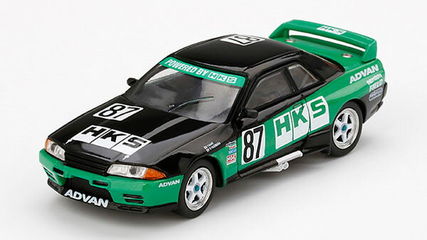 1/64 Nissan GT-R R32 HKS 全日本ツーリングカー選手権 1992 Gr.A #87(右ハンドル)[MINI GT]《06月予約》