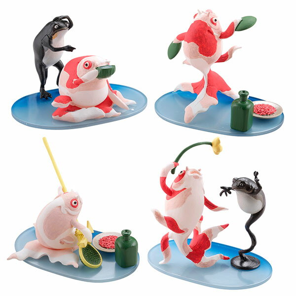 miniQ 歌川国芳の金魚づくし『酒のざしき』 6個入りBOX[海洋堂]《08月予約》