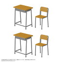 あぞプラシリーズ 1/6 学校の机と椅子 プラモデル[アゾン]《09月予約》