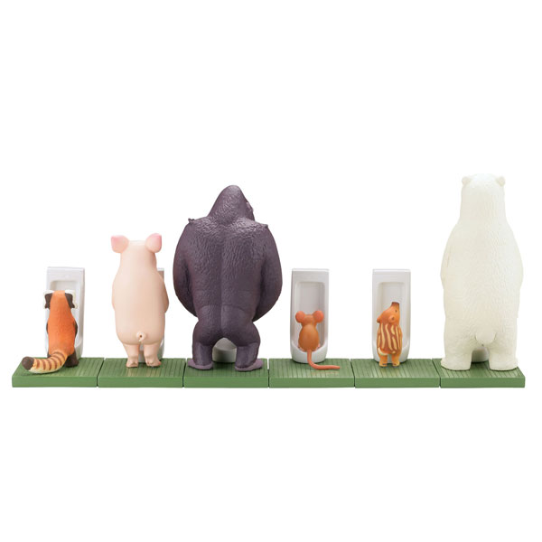 miniQ ミニチュア キューブ 佐藤邦雄の動物たち「つれ○○○」 6個入りBOX[海洋堂]《10月予約》
