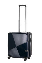 [ヒデオワカマツ] スーツケース ジッパー マックスキャビンEX 機内持込最大容量 拡張機能付き 機内持ち込み可 85-76650 42L