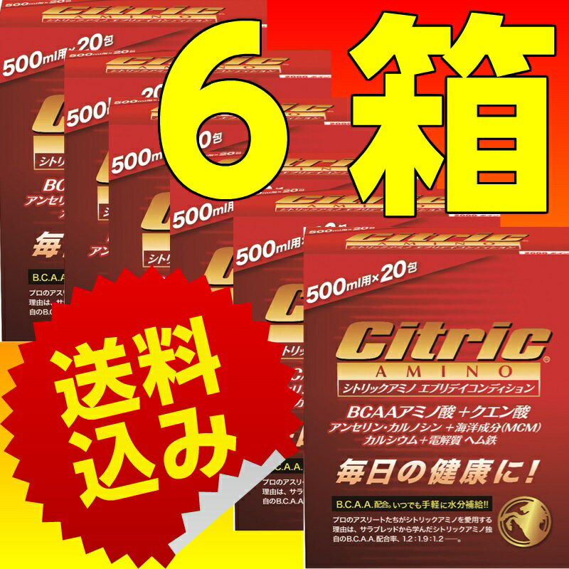 【Citric AMINO】シトリックアミノエブリデイコンディション6g×20包×6箱セッ…...:ams-doing:10006129