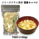 キャベツ 単品 フリーズドライ スープ みそ汁 具材 調味料 アミュード 大袋