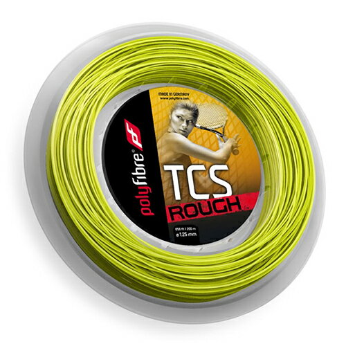 ポリファイバー TCS ラフ(125mm/1.30mm)200Mロール 硬式テニスガット …...:amuse37:10001456