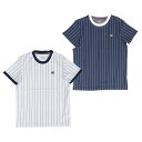 フィラ(FILA) ジュニア(ボーイズ) ストライプ クルーネックTシャツ FJL191011(19y4mテ