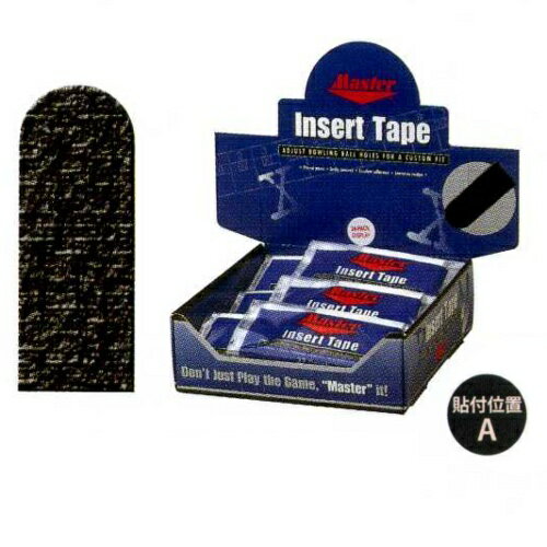 【Other】【Master】インサートテープ（黒）Super Textured【1袋】【Master】Insert Tape Black Super Texturedメール便可能！