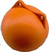 オレンジ 丸ブイ 30cm AF-10-3 浮き球 <strong>フロート</strong> アンカー 係船 係留 39