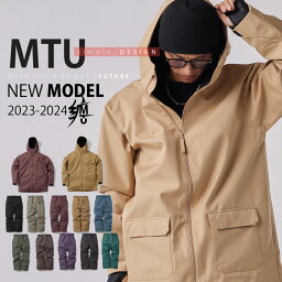 <strong>スノーボードウェア</strong> メンズ レディース 上下セット スノボウェア スノボー スキー ジャケット パンツ MTU エムティーユー 全20色 黒 ベージュ 6サイズ ユニセックス ジュニア 小さい <strong>大きいサイズ</strong> XS/S/M/L/XL/XXL 2023-24