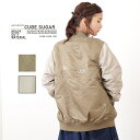 CUBE SUGAR ナイロンツイルMA-1刺繍入り(3色)...