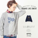 【12/13 20:00販売開始】 スウェット / cube sugar evo.(キューブシュガーエボ) ニッ