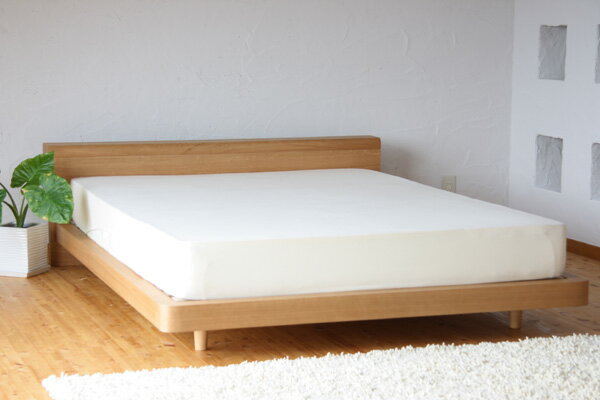 【7月31日まで送料無料！】天然木すのこベッド上質なベッドをお求めやすい価格で♪クィーン・ハイグレードマット付