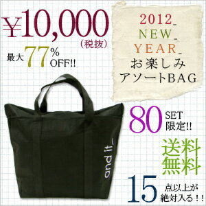 ●送料無料●2012_NEW_YEAR_お楽しみアソートBAG●メール便不可●1/1(日)12:00〜販売！！★☆★☆赤字覚悟！！完全数量限定福袋です☆★☆★