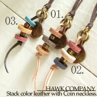 1/31()lCWIfUCƂĂVNyh.k.c HAWK COMPANYzStack color leather with Coin..