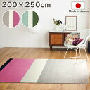 【1500円OFFクーポン配布中】 防ダニ ラグ オスロ 200×250cm スミノエ 日本製 長方形 ラグマット カーペット 北欧 滑り止め 床暖房対応 ホットカーペット対応 OSLO ポリエステル S01 秋冬春夏用 ラグ 夏 【】