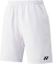 Yonex(ヨネックス) 15048 011 テニス UNI ハーフパンツ(スリムフィット) ホワイト 16SS