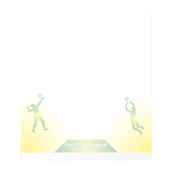 Unix（ユニックス）　FD1313 　スポーツ種目別サイン用色紙 バレーボール 16SSの画像