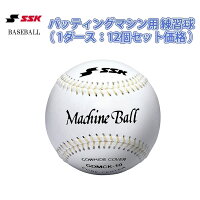 エスエスケイ（SSK）　GDMCK10　野球　トレーニングボール　バッティングマシン用　練習球（1ダース：12個）　18SSの画像
