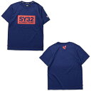 SWEET YEARS XEB[g C[Y @SY32@TNS1708@90@NAVY@TbJ[@tbgT@BOX LOGO TEE@20SS