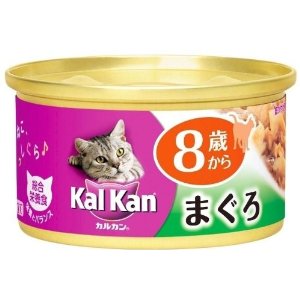 【月間特売】マース　カルカンウィスカス　ミニ缶　8歳から　まぐろ　80g　KMC81