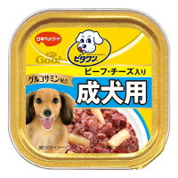 【月間特売】日本ペット　ビタワングー　成犬用　ビーフ＆チーズ　100g　G-4