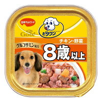 【月間特売】日本ペット　ビタワングー　8歳以上　チキン＆野菜　100g　G-6