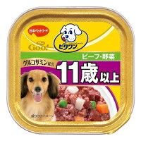 【月間特売】日本ペット　ビタワングー　11歳以上　ビーフ＆野菜　100g　G-7